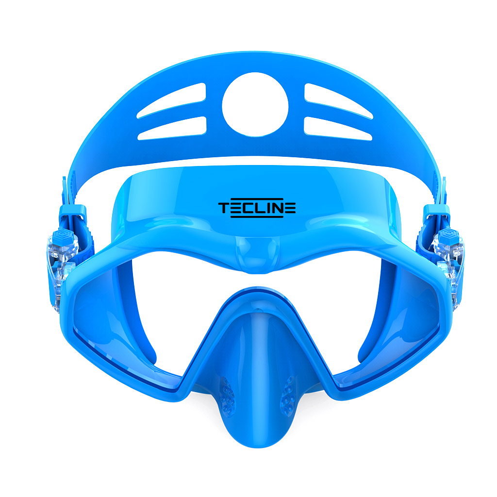 Maska Frameless Neon, niebieska - Tecline :: 