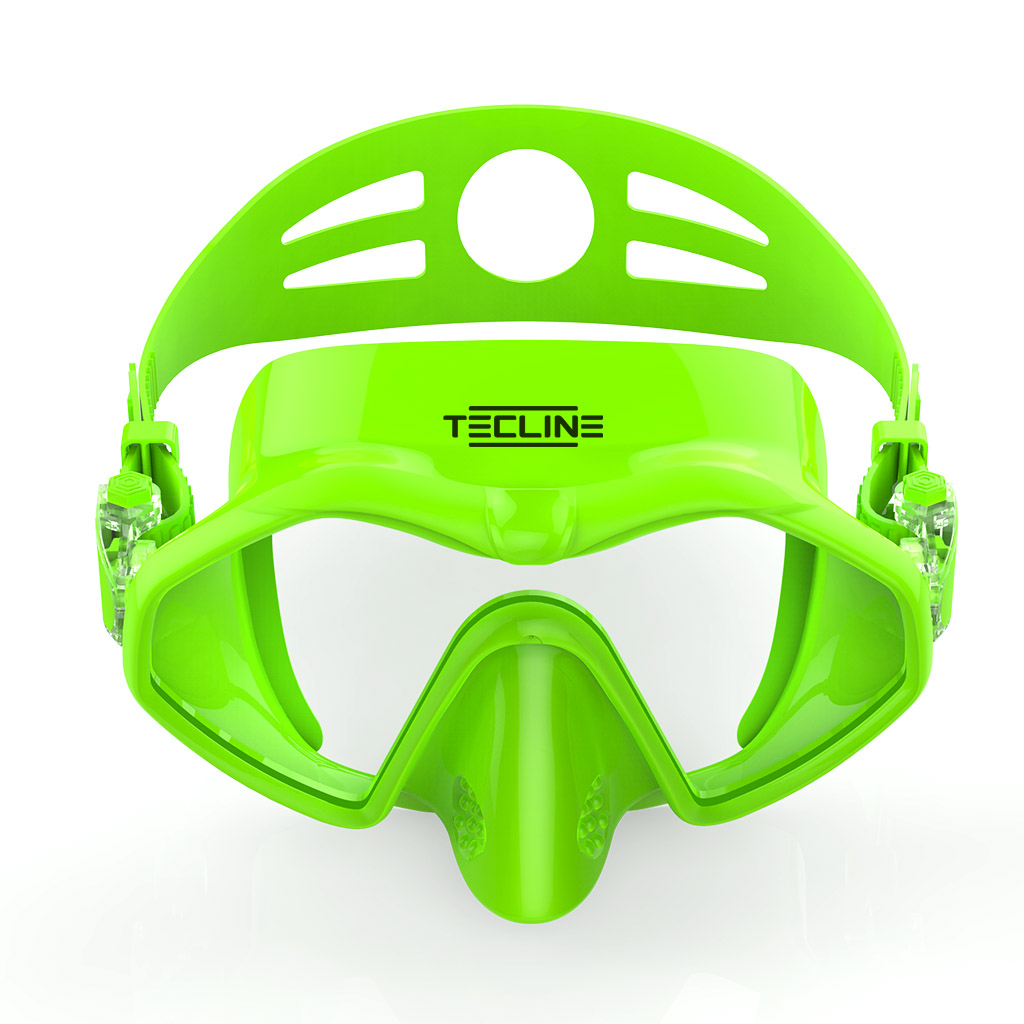Maska Frameless Neon, zielona - Tecline :: 