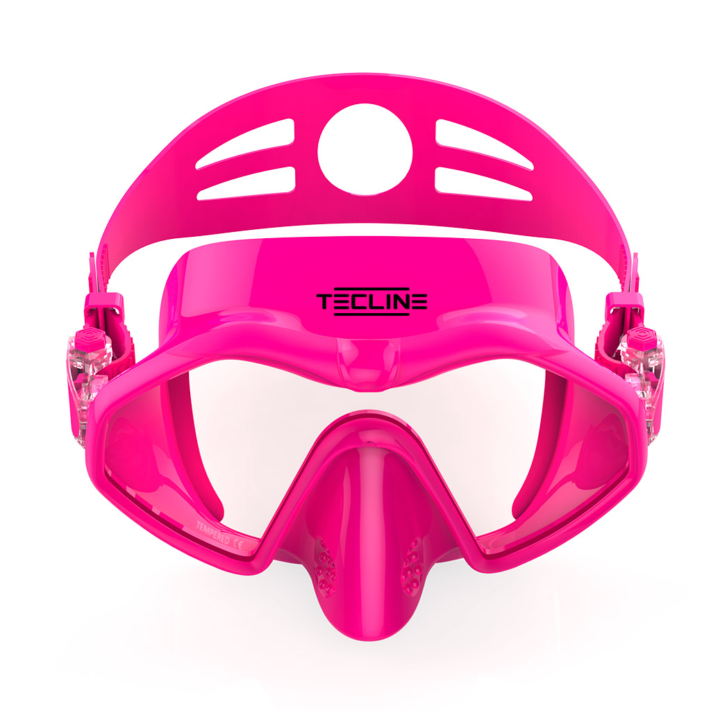 Maska Frameless Neon, różowa - Tecline :: 